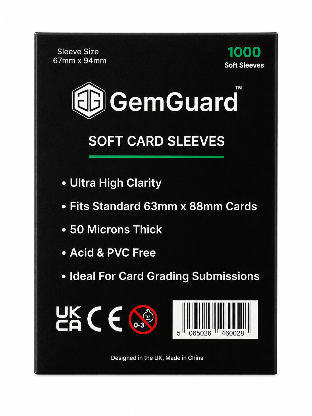 GemGuard Soft Penny Sleeves 67x94mm