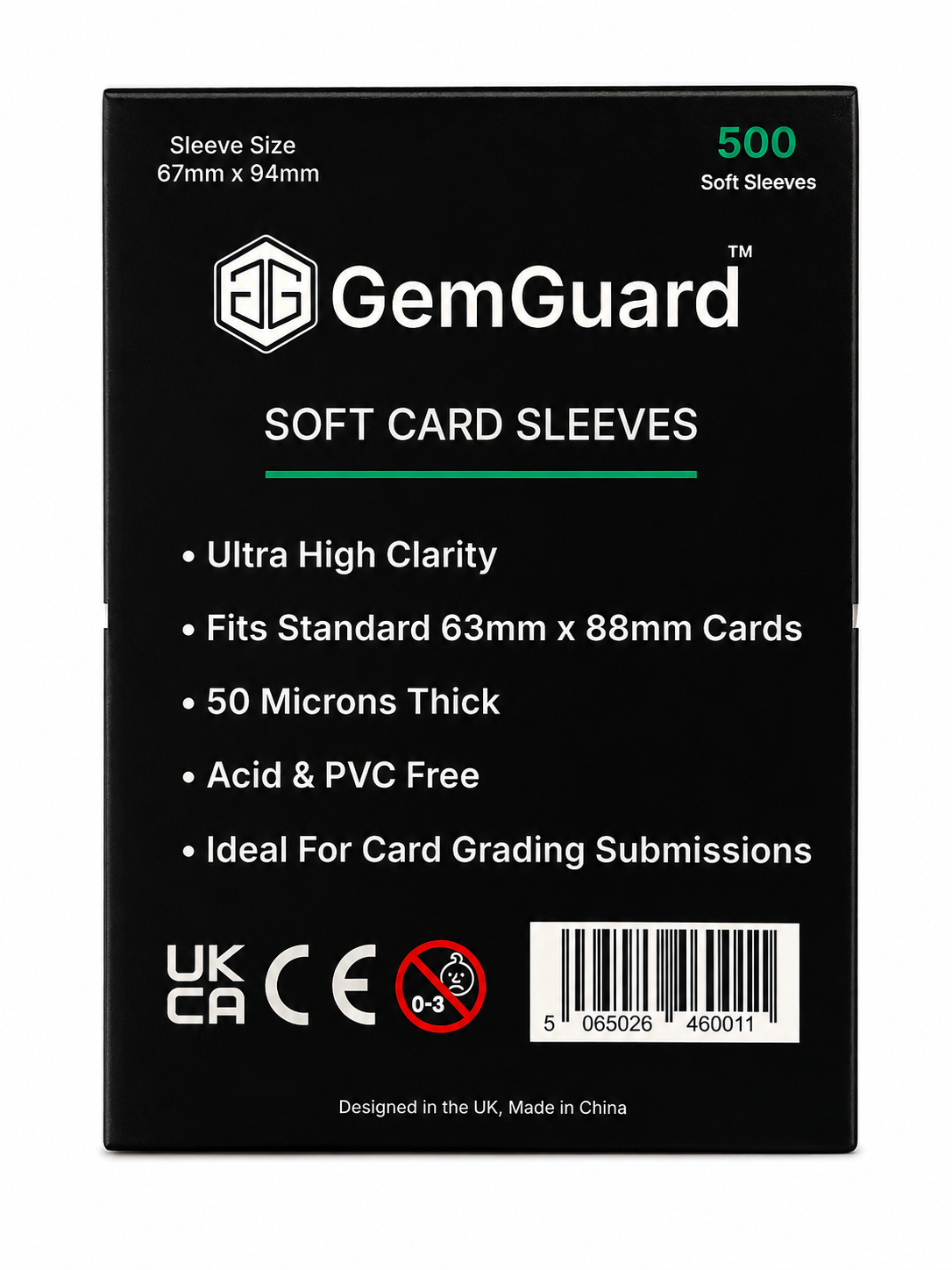 GemGuard Soft Penny Sleeves 67x94mm