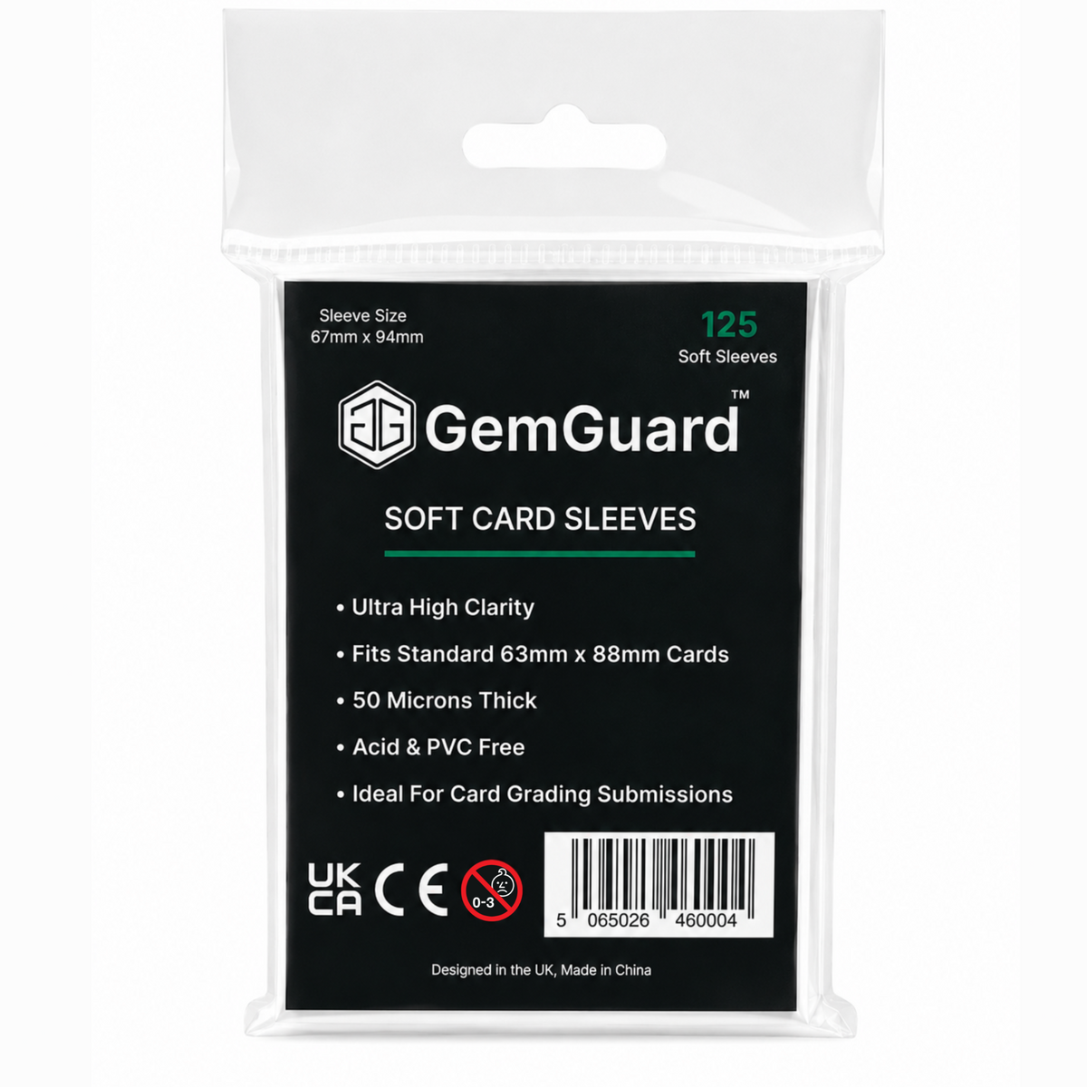 GemGuard Soft Penny Sleeves 67x94mm